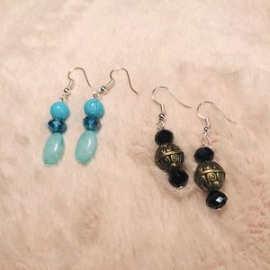 2/$15 Set of 2 pairs of handmade quality earrings.